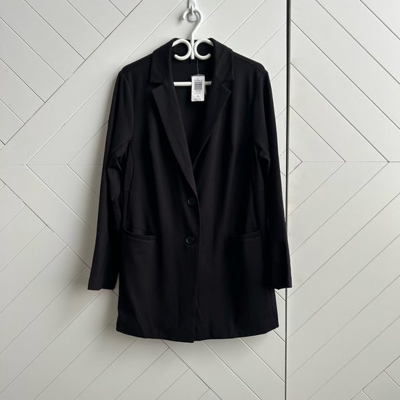 Women's Black Torrid light weight long line Blazer size 1X - Picture 5 of 7